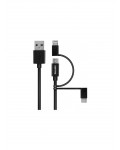 Philips Mfi Lisanslı 3in1 Micro-lightining-type-c Hızlı Şarj Kablosu �&hellip;