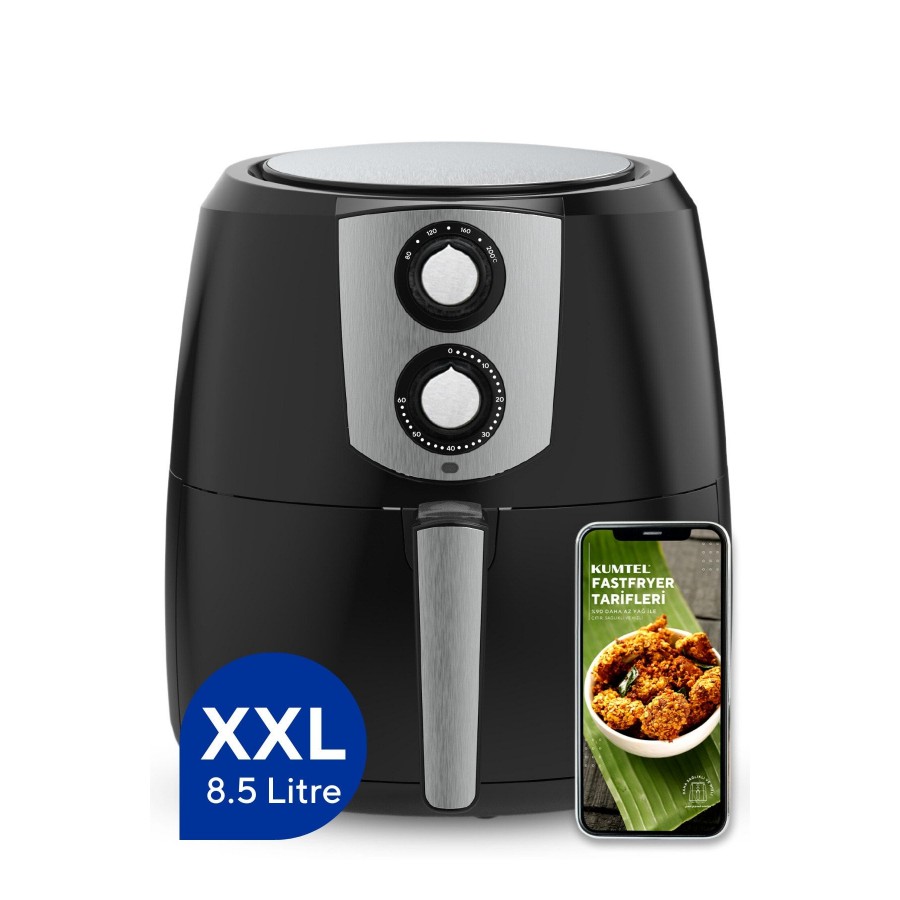 Kumtel Fastfryer XXL 8.5 Litre Yağsız Fritöz Airfryer HAF-03 Kumtel Fastfryer XXL 8.5 Litre Yağsız Fritöz Airfryer HAF-03