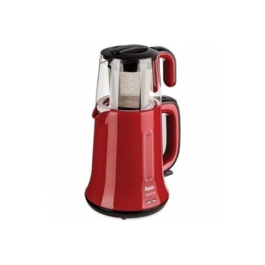 Chaiwan Çay Makinesi Elektrikli Tea Marker Cam Demlik Kırmızı Chaiwan Çay Makinesi Elektrikli Tea Marker Cam Demlik Kırmızı