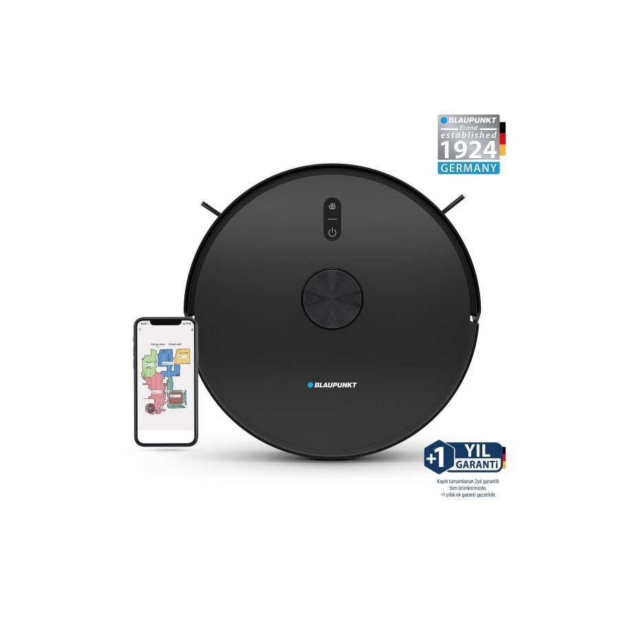 Blaupunkt Robomaster Robot Süpürge Siyah S10
