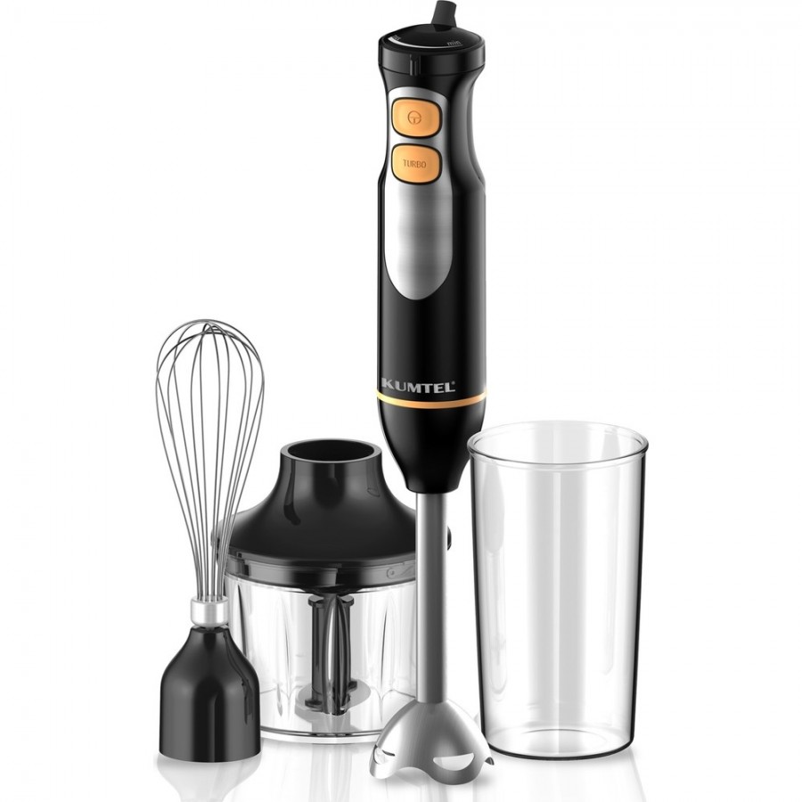 Kumtel Siyah El Blender Seti Çok Fonksiyonlu
