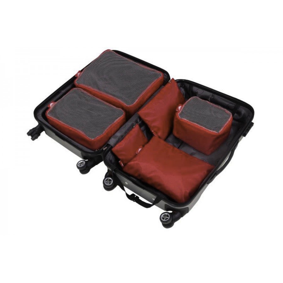 Life Bag Bavul İçi Organizer 6 Parça Kırmızı