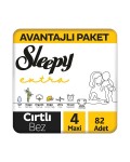 Sleepy Extra Günlük Aktivite Avantajlı Paket Bebek Bezi 4 Numara&hellip;