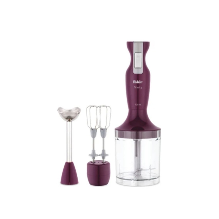Fakir Trinity Blender Set Violet Stabmixer Mor Fakir Trinity Blender Set Violet Stabmixer Mor