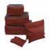 Life Bag Bavul İçi Organizer 6 Parça Kırmızı