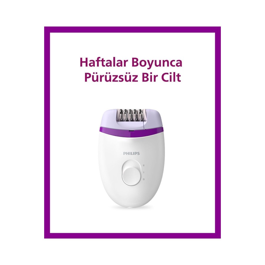 Philips BRE225/05 Kablolu Epilatör  2 Hız Ayarı Yıkanabilir Başlık
